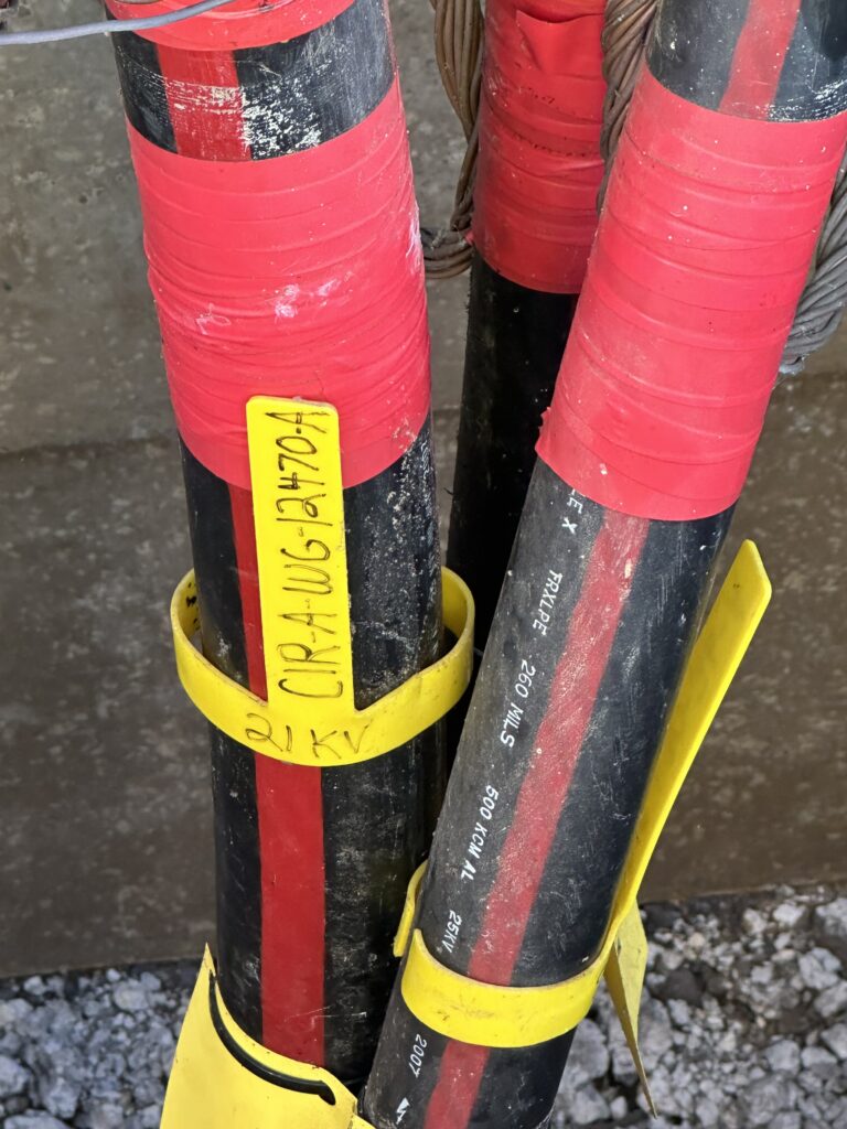 ASAP Electric professionals conducting cable fault locating services in a commercial building.