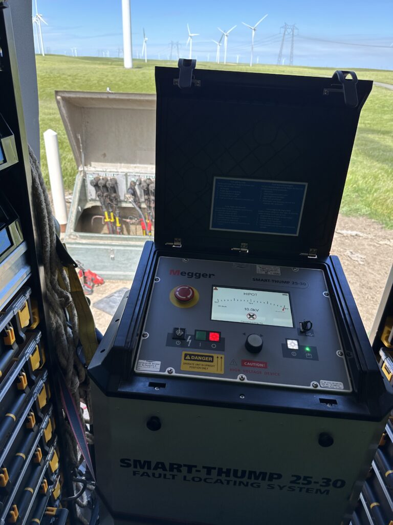 Specialized tools used by ASAP Electric for precise cable fault locating in various electrical systems.